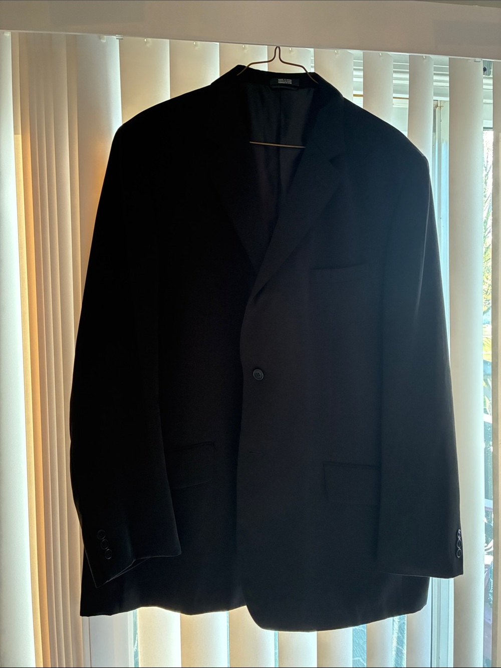 Claiborne Black Single-Breasted Sport Coat